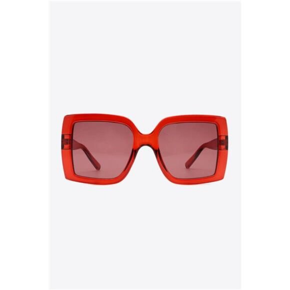 Acetate Lens Square Sunglasses main image 4
